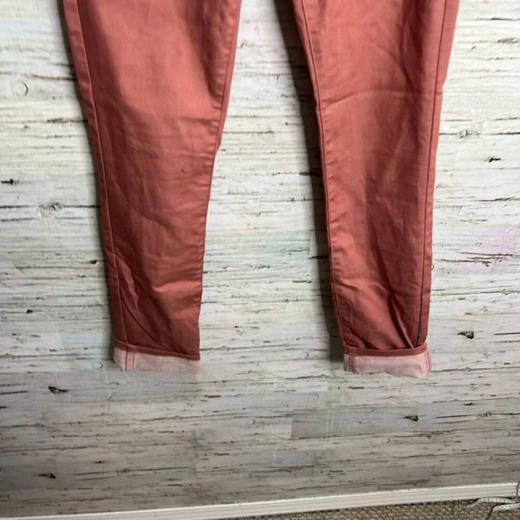 Prana kayla jeans pants mid rise salmon color outdoor wear skinny stretch size 4 - Picture 2 of 8